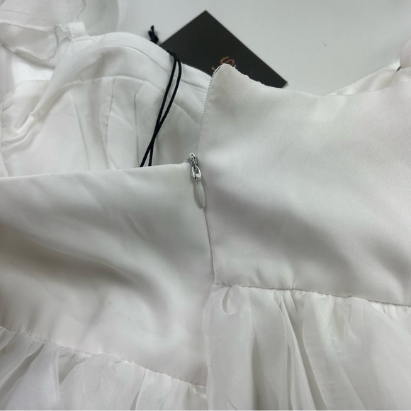 Le lis women’s white babydoll dress M NWT L97-20 - Picture 5 of 6